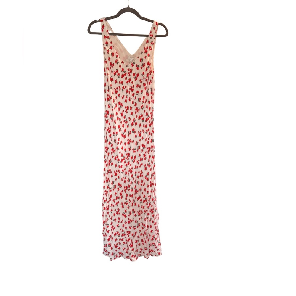 Z SUPPLY HANA LA ROSA IVORY SEA SALT DITSY MAXI DRESS - Picture 6 of 9